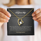 Collier pour ma femme de la part de son mari - Pendentif cœur Amour Éternel avec carte message | Cadeau d'anniversaire pour femme, Bijou de Saint-Valentin, Cadeau d'anniversaire pour elle