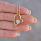 Collier pour ma femme de la part de son mari - Pendentif cœur Amour Éternel avec carte message | Cadeau d'anniversaire pour femme, Bijou de Saint-Valentin, Cadeau d'anniversaire pour elle