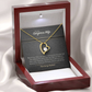Collier pour ma femme de la part de son mari - Pendentif cœur Amour Éternel avec carte message | Cadeau d'anniversaire pour femme, Bijou de Saint-Valentin, Cadeau d'anniversaire pour elle