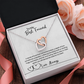 Collier pour ma meilleure amie, cœurs entrelacés avec carte message, cadeau d'anniversaire ou de Noël pour meilleure amie/sœur de cœur