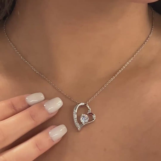 Back to School Gift Necklace for Daughter with Message Card