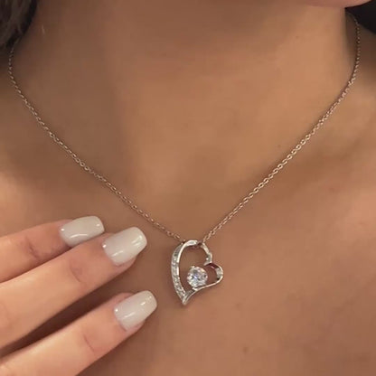 Back to School Gift Necklace for Daughter with Message Card